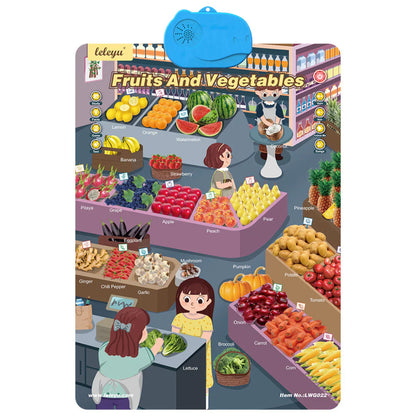 Talking educational board for teaching English to children